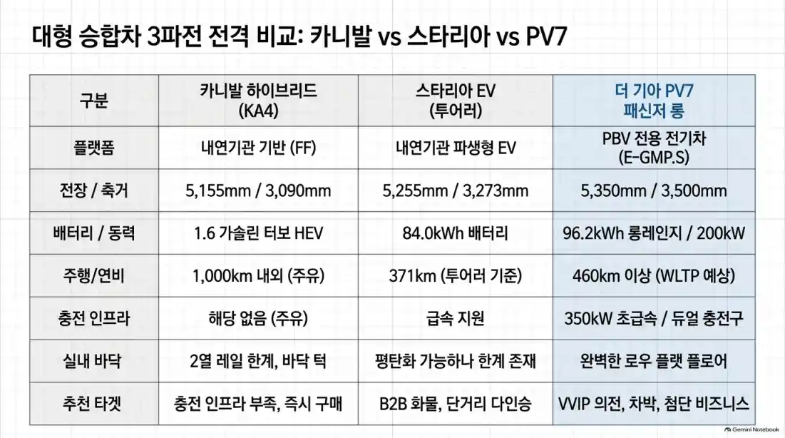 기아 PV7 9인승 2027년 국내 출시!01