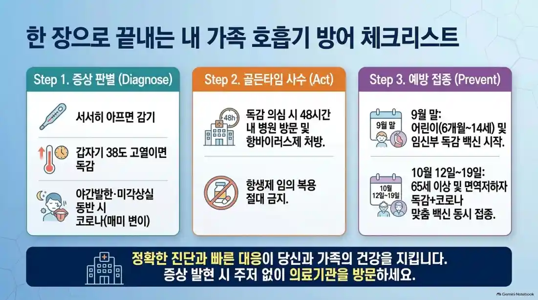 코로나 재유행 주요 증상 순서 및 감기·독감과 차이07