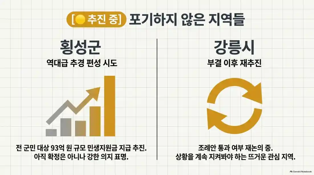 추석 민생회복지원금 전국지도 현황: 신안군 확정