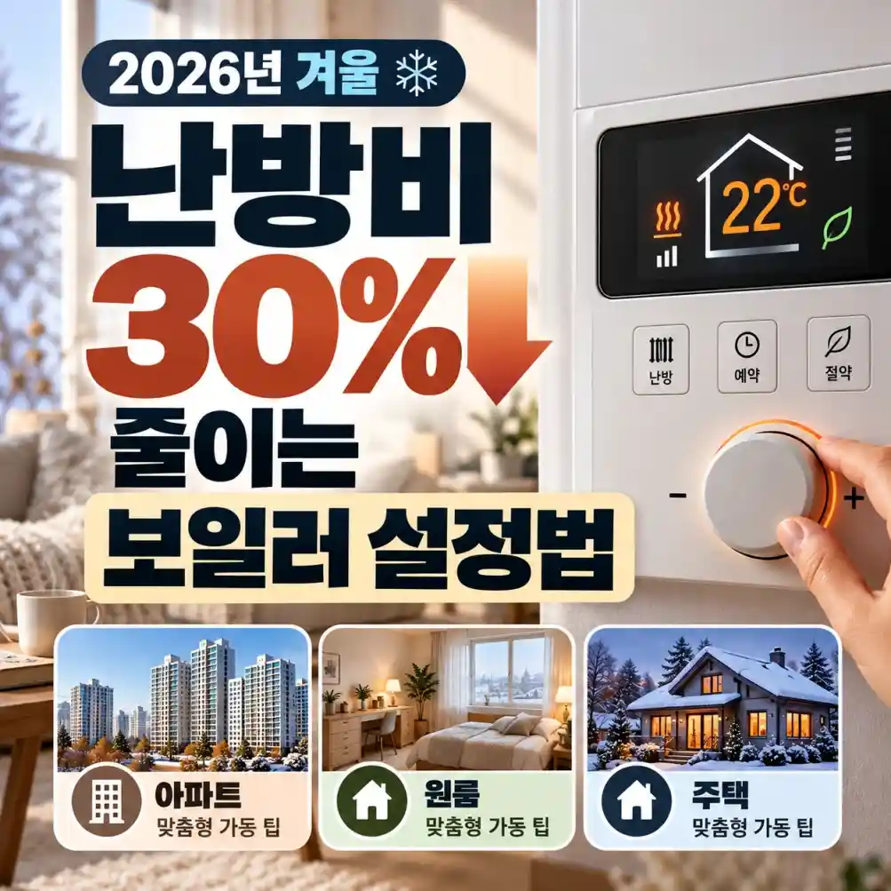 겨울 난방비 30% 줄이는 보일러 설정법03