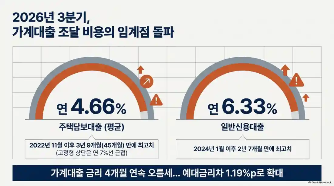 주담대, 신용대출 금리 최고치 경신! 05